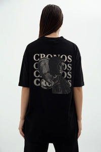 Chronos Black T-Shirt - SOROPA