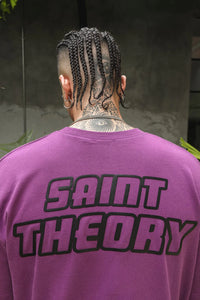 Camiseta Saint Theory Fucking Morada