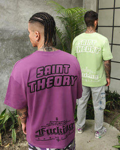 Camiseta Saint Theory Fucking Morada