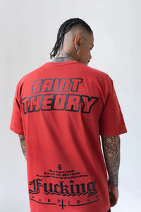 Camiseta Saint Theory Fucking Fabulous Roja