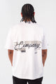 Camiseta Semi Oversize Sageness Blanco