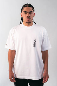 Camiseta Semi Oversize Sageness Blanco