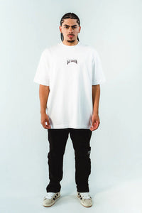 Camiseta Semi Oversize Shark Blanco