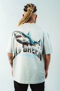 Camiseta Semi Oversize Shark Verde