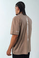 Camiseta Semi Oversize Joint Taupe