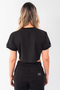 Crop Top Signature Negro