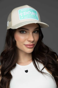 Gorra DOM Trucker Beige